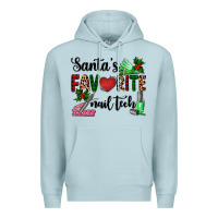 Blue Mist santa's favorite nail tech Premium Hoodie - AdoDesignShop