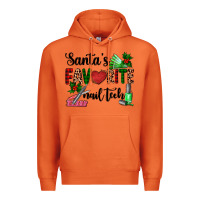 Carrot santa's favorite nail tech Premium Hoodie - AdoDesignShop