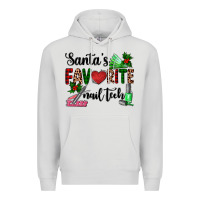 Dove Grey santa's favorite nail tech Premium Hoodie - AdoDesignShop