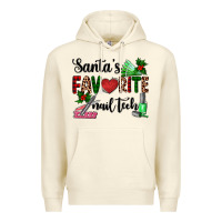 Sandshell santa's favorite nail tech Premium Hoodie - AdoDesignShop
