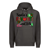 Smoke santa's favorite nail tech Premium Hoodie - AdoDesignShop