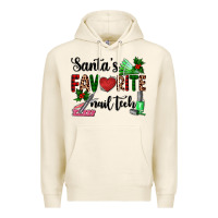Tofu santa's favorite nail tech Premium Hoodie - AdoDesignShop