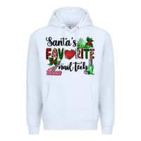 White santa's favorite nail tech Premium Hoodie - AdoDesignShop