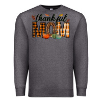 Charcoal Heather thankful mom Premium Sweatshirt - texasbilliewilder