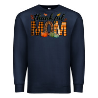 Navy thankful mom Premium Sweatshirt - texasbilliewilder