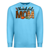 Ocean Blue thankful mom Premium Sweatshirt - texasbilliewilder