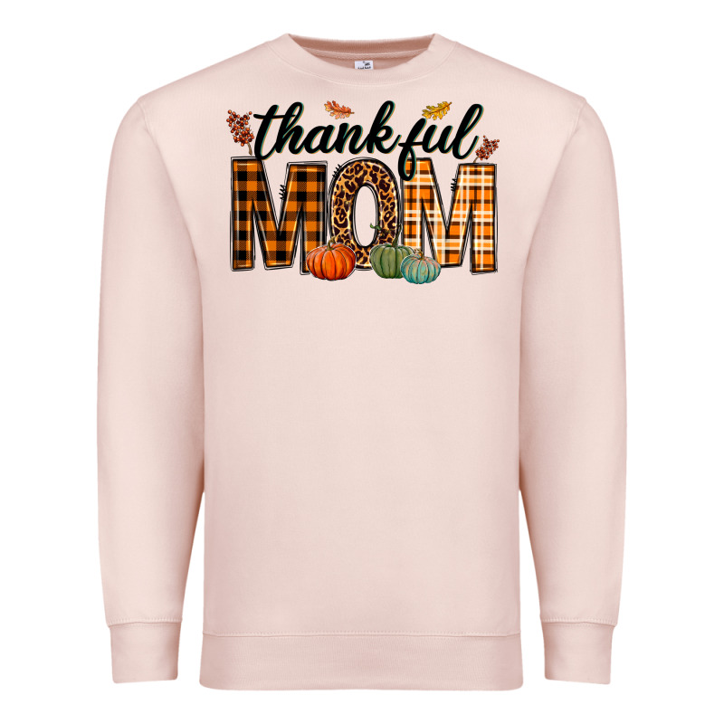 Thankful Mom Premium Sweatshirt by texasbilliewilder | Teevron