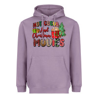 Lavender hot cocoa and christmas movies Heavyweight Hoodie - Zillion Design Studio