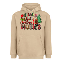 Mushroom hot cocoa and christmas movies Heavyweight Hoodie - Zillion Design Studio