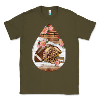 Army Green american football and western roses teardrop Classic Tee - BundleAndBundleShop