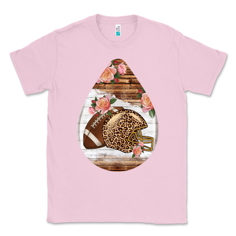 American Football And Western Roses Teardrop Classic Tee by BundleAndBundleShop | Teevron
