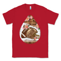 Red american football and western roses teardrop Classic Tee - BundleAndBundleShop