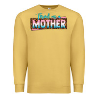 Antique Gold tired as a mother Premium Sweatshirt - texasbilliewilder