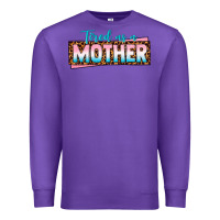 Purple tired as a mother Premium Sweatshirt - texasbilliewilder