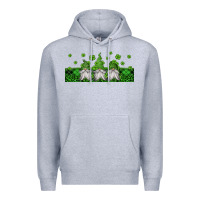 Heather Grey st patricks gnomes Premium Hoodie - Jasminsmagicworld