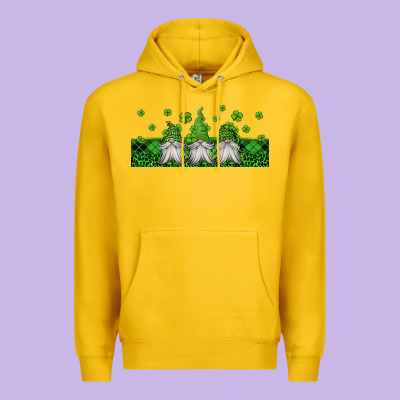 St Patricks Gnomes Premium Hoodie Designed By Jasminsmagicworld