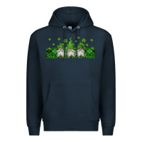Navy st patricks gnomes Premium Hoodie - Jasminsmagicworld