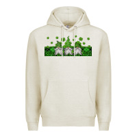Oatmeal Heather st patricks gnomes Premium Hoodie - Jasminsmagicworld