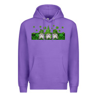 Purple st patricks gnomes Premium Hoodie - Jasminsmagicworld