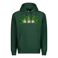 Sports Green st patricks gnomes Premium Hoodie - Jasminsmagicworld