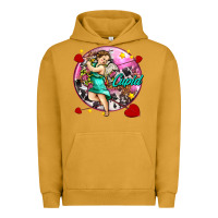 Pigment Peanut Butter cupid with arrows and stars Urban Hoodie - AdoDesignShop
