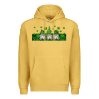 Antique Gold st patricks gnomes Premium Hoodie - Jasminsmagicworld