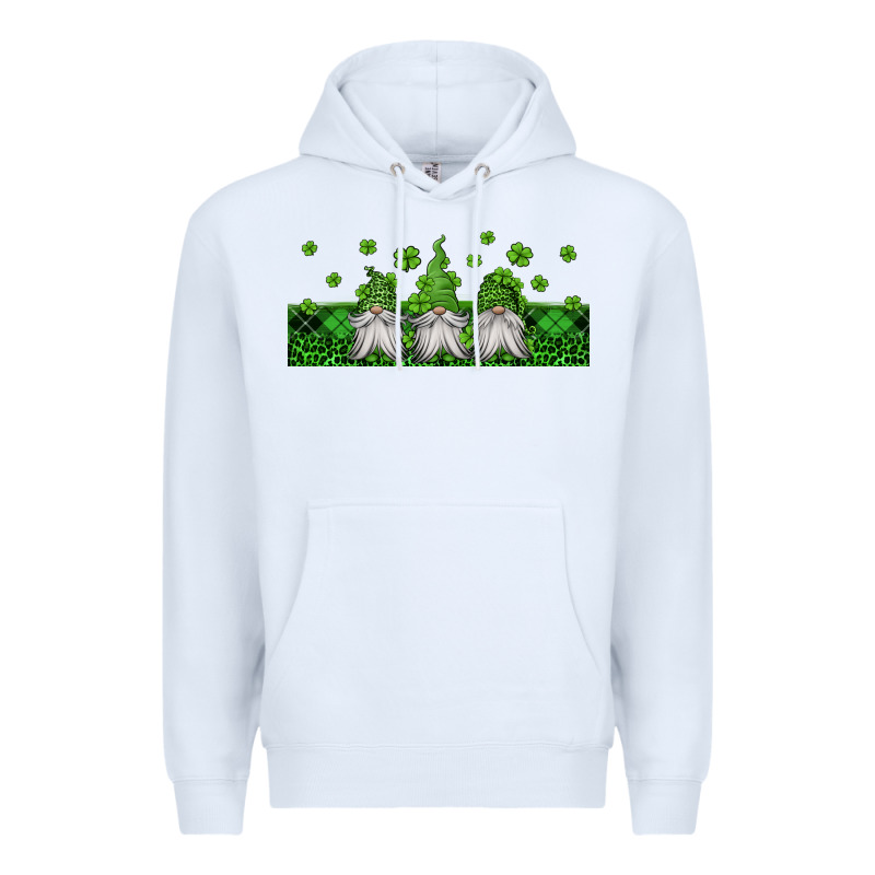 St Patricks Gnomes Premium Hoodie by Jasminsmagicworld | Teevron