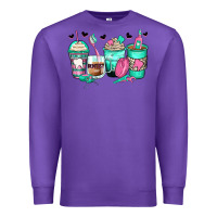 Purple dentist coffee cups Premium Sweatshirt - Zillion Design Studio