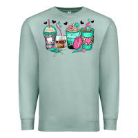 Seafoam dentist coffee cups Premium Sweatshirt - Zillion Design Studio