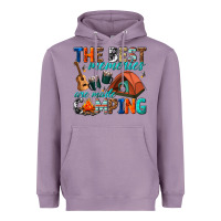 Lavender the best memories are made camping Heavyweight Hoodie - texasbilliewilder