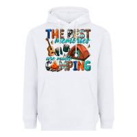 White the best memories are made camping Heavyweight Hoodie - texasbilliewilder