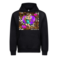 Black cupid and heart Urban Hoodie - AdoDesignShop