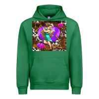 Emerald cupid and heart Urban Hoodie - AdoDesignShop