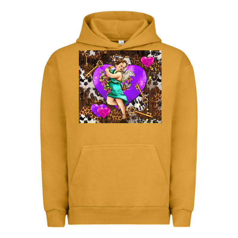 Cupid And Heart Urban Hoodie by AdoDesignShop | Teevron