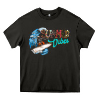 Asphalt Summer Vibes Heavy Core Tee - CowhideDigitalArt