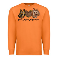 Carrot peace love cockapoo Premium Sweatshirt - RanaPortraitStore
