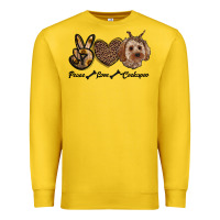 Lemon peace love cockapoo Premium Sweatshirt - RanaPortraitStore