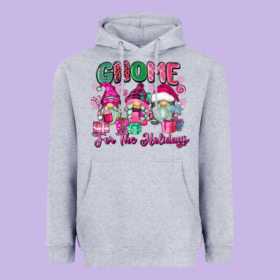 Gnome For The Holidays Heavyweight Hoodie Designed By Zillion Design Studio