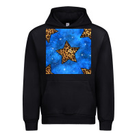 Black 4th of july leopard stars seamless pattern Urban Hoodie - BundleAndBundleShop