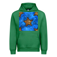 Emerald 4th of july leopard stars seamless pattern Urban Hoodie - BundleAndBundleShop