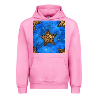 Fuchsia Pink 4th of july leopard stars seamless pattern Urban Hoodie - BundleAndBundleShop