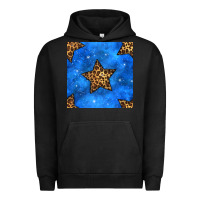 Pigment Black 4th of july leopard stars seamless pattern Urban Hoodie - BundleAndBundleShop