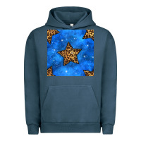 Pigment Midnight Navy 4th of july leopard stars seamless pattern Urban Hoodie - BundleAndBundleShop