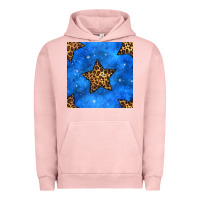 Pigment Salmon 4th of july leopard stars seamless pattern Urban Hoodie - BundleAndBundleShop