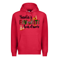 Cardinal santa's favorite bus driver Premium Hoodie - AdoDesignShop