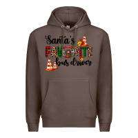Coffee santa's favorite bus driver Premium Hoodie - AdoDesignShop