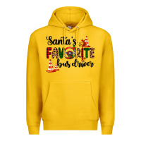 Lemon santa's favorite bus driver Premium Hoodie - AdoDesignShop