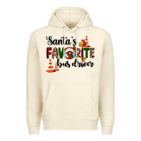 Sandshell santa's favorite bus driver Premium Hoodie - AdoDesignShop