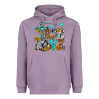 Lavender true love Heavyweight Hoodie - texasbilliewilder
