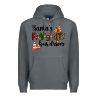 Rock santa's favorite bus driver Premium Hoodie - AdoDesignShop